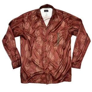 Vintage Y2K Patagonia Rhythm Button Up‎ Shirt Mens L Camp Outdoor circle print
